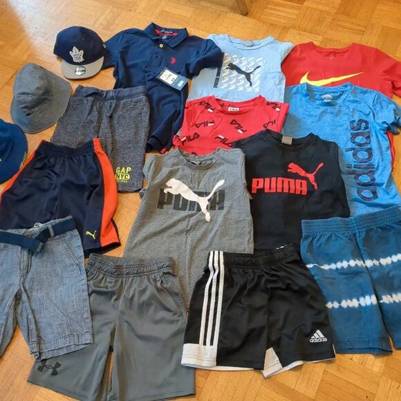 Summer clothes for boys (shorts, T-shirts) - for 7-8 years - Picture 1 of 8